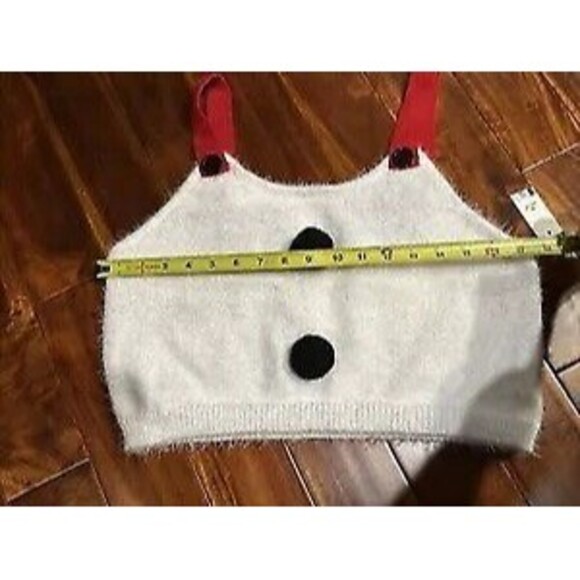 Women’s Christmas Outfit XL Tank Top and L Skirt Set Soft Fuzzy No Boundaries - Picture 16 of 16